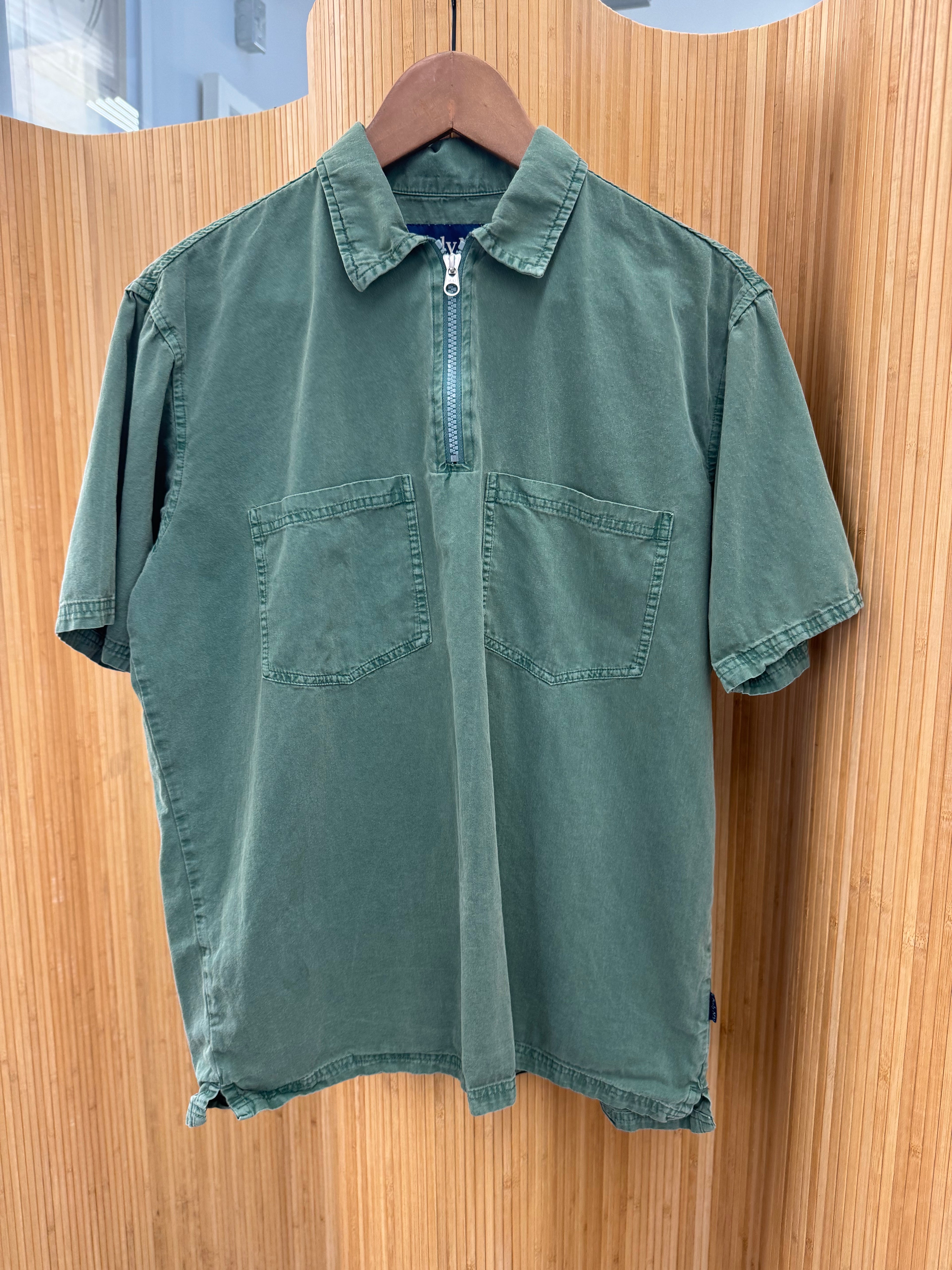 ONLY NY Short-sleeve zip collar shit