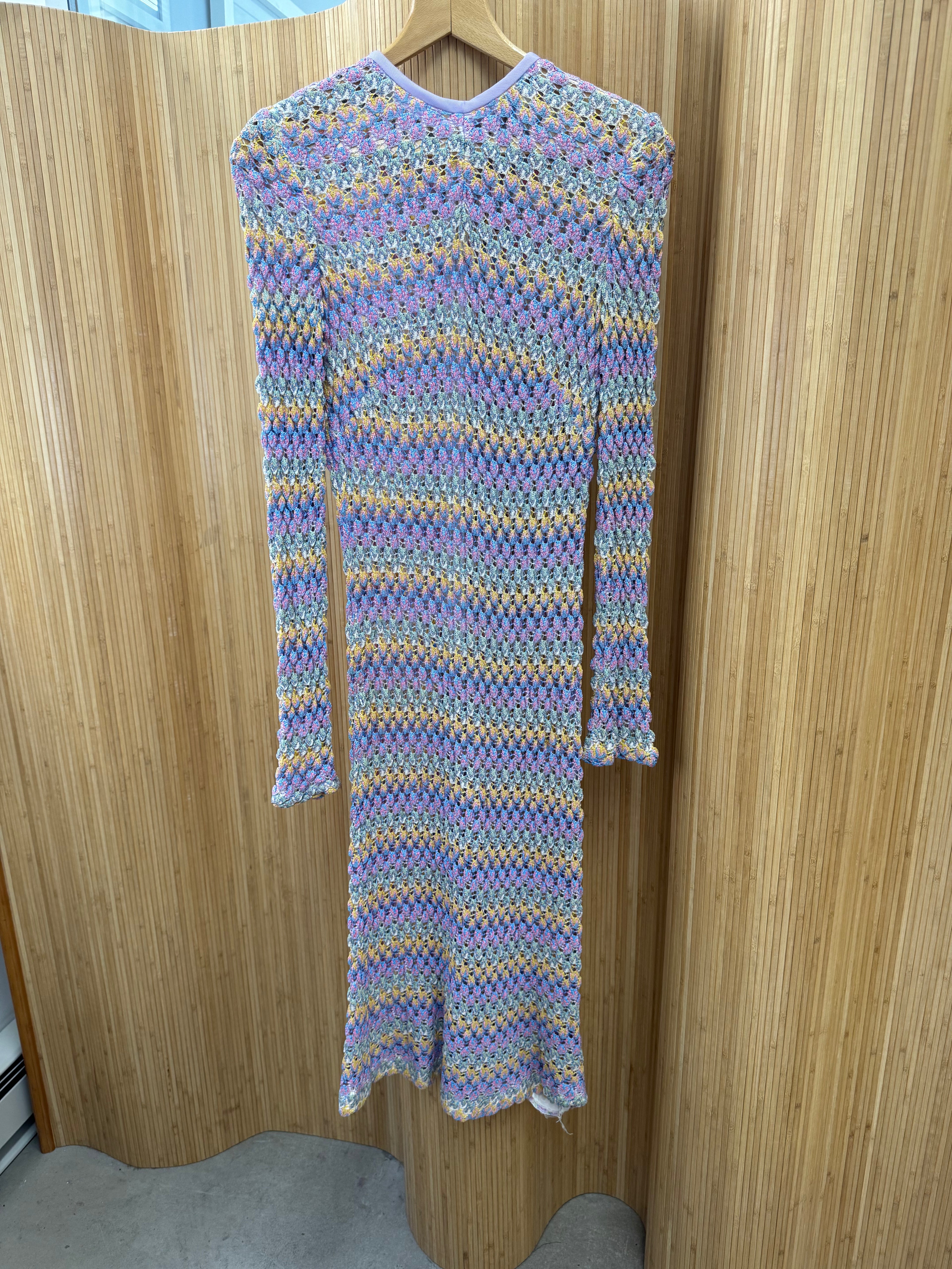 1960s Pastel Crochet Dress – Styled by George Small, New York