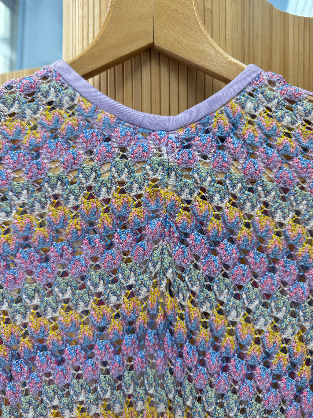 1960s Pastel Crochet Dress – Styled by George Small, New York