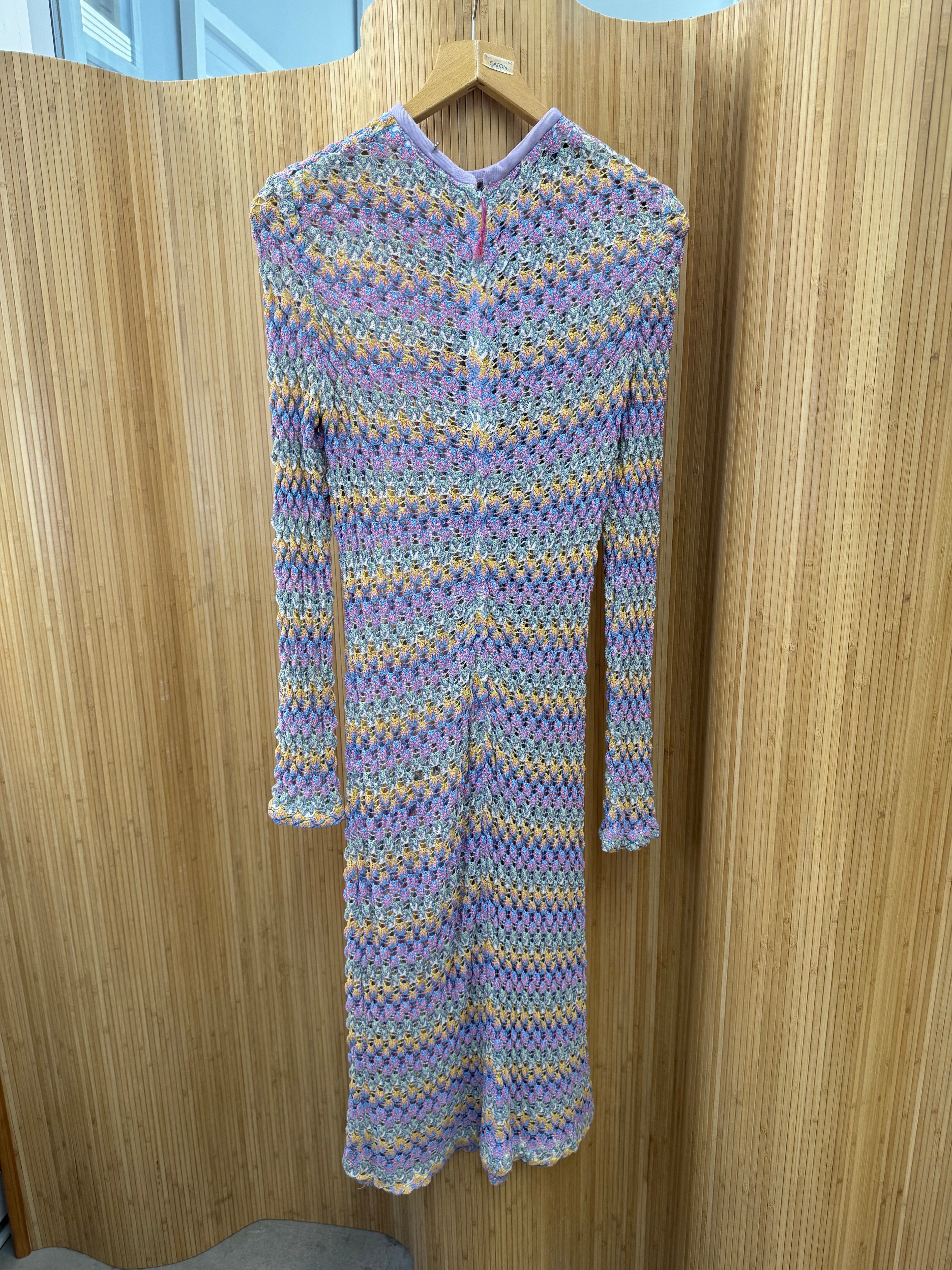 1960s Pastel Crochet Dress – Styled by George Small, New York