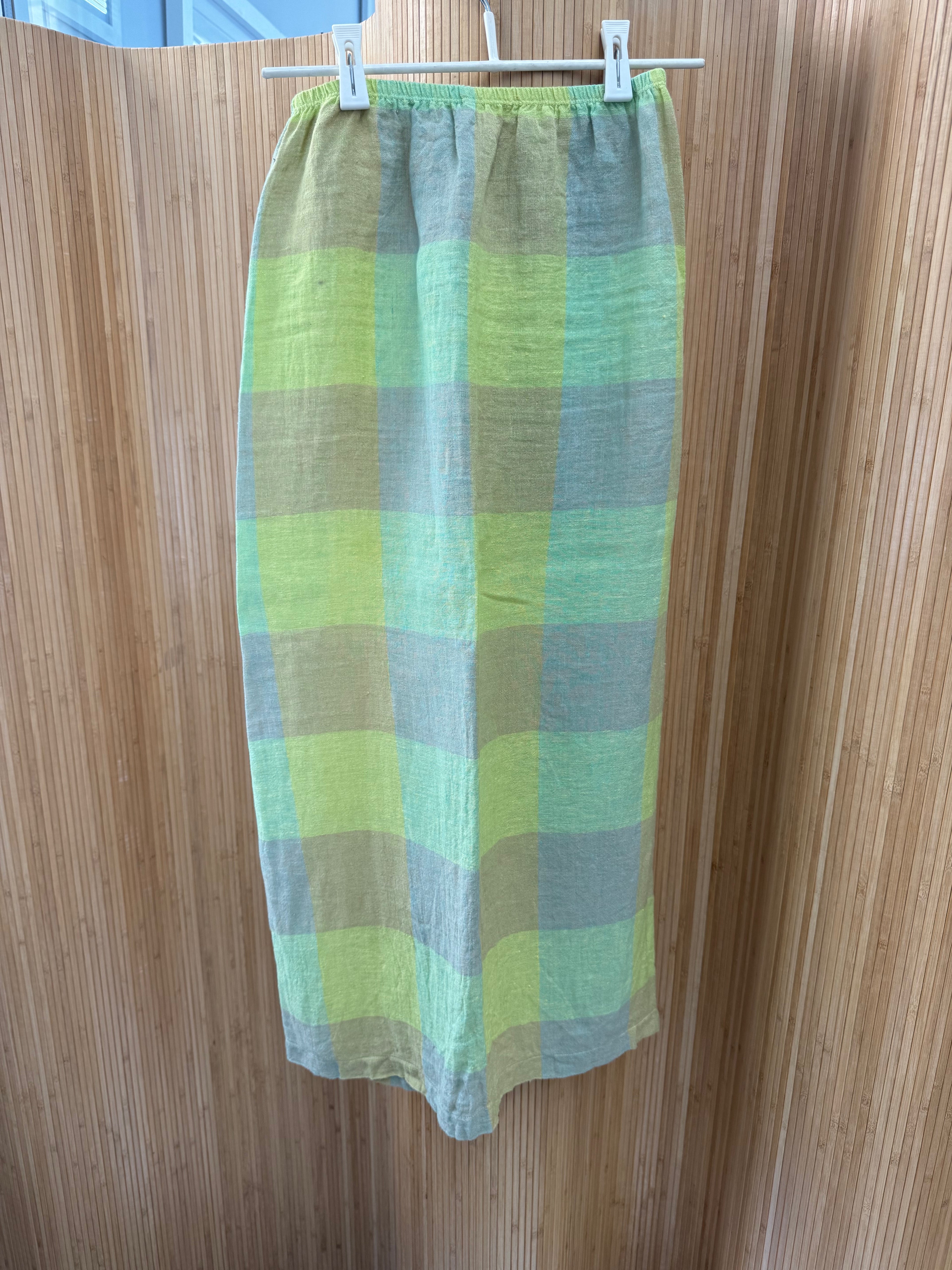 Leset Linen Maxi Skirt