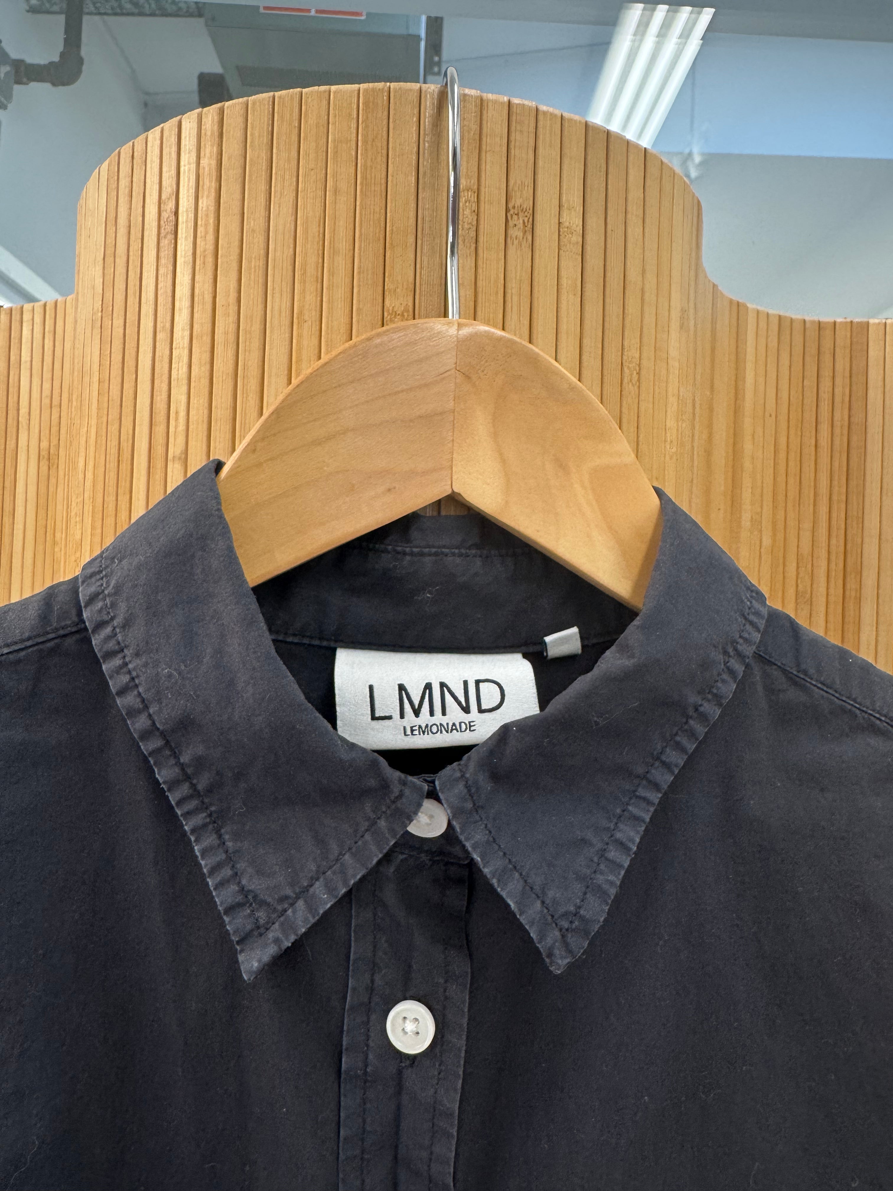 LMND Relaxed Fit Cotton Button Down