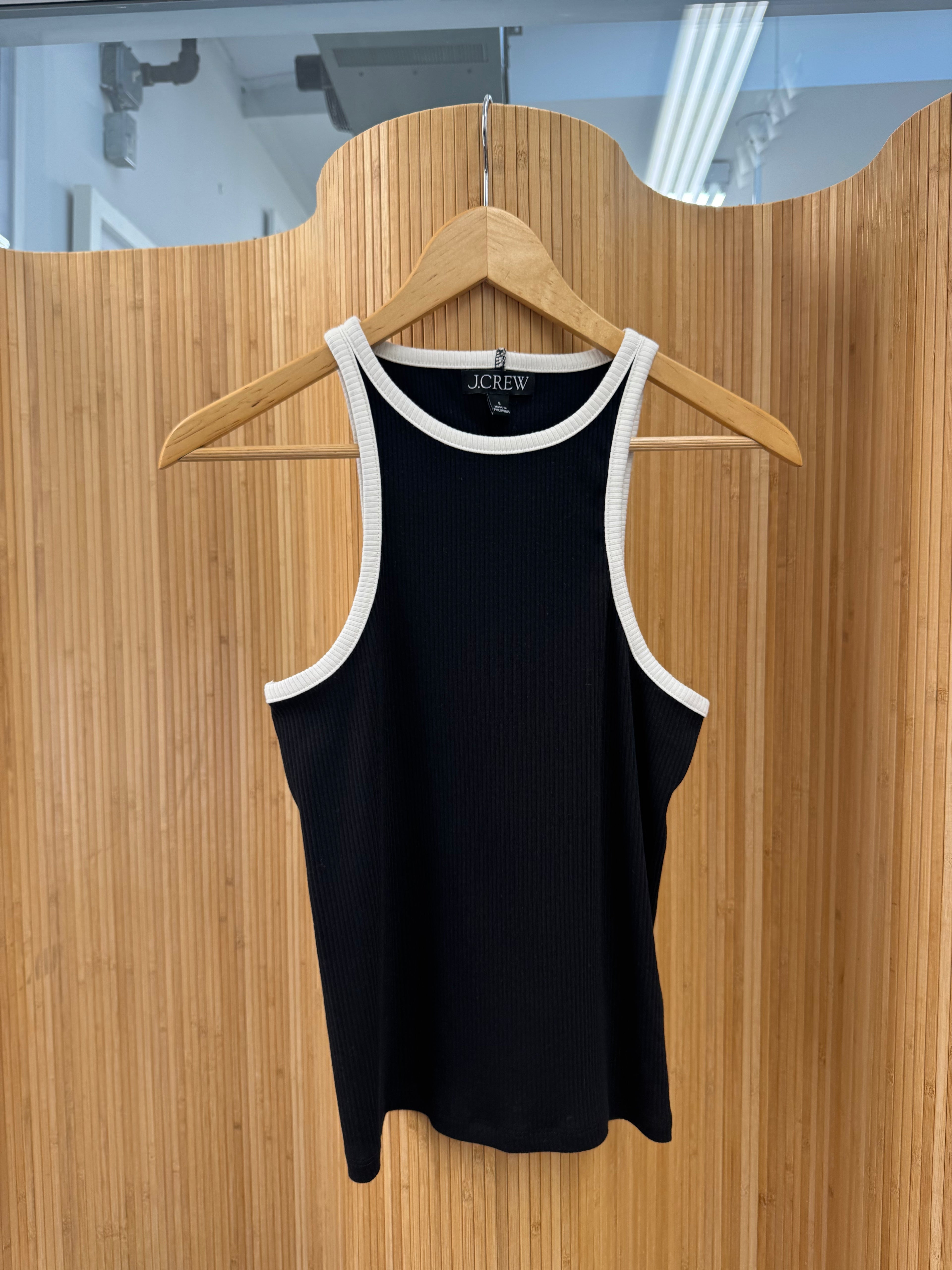 J.Crew Ribbed Racer Tank