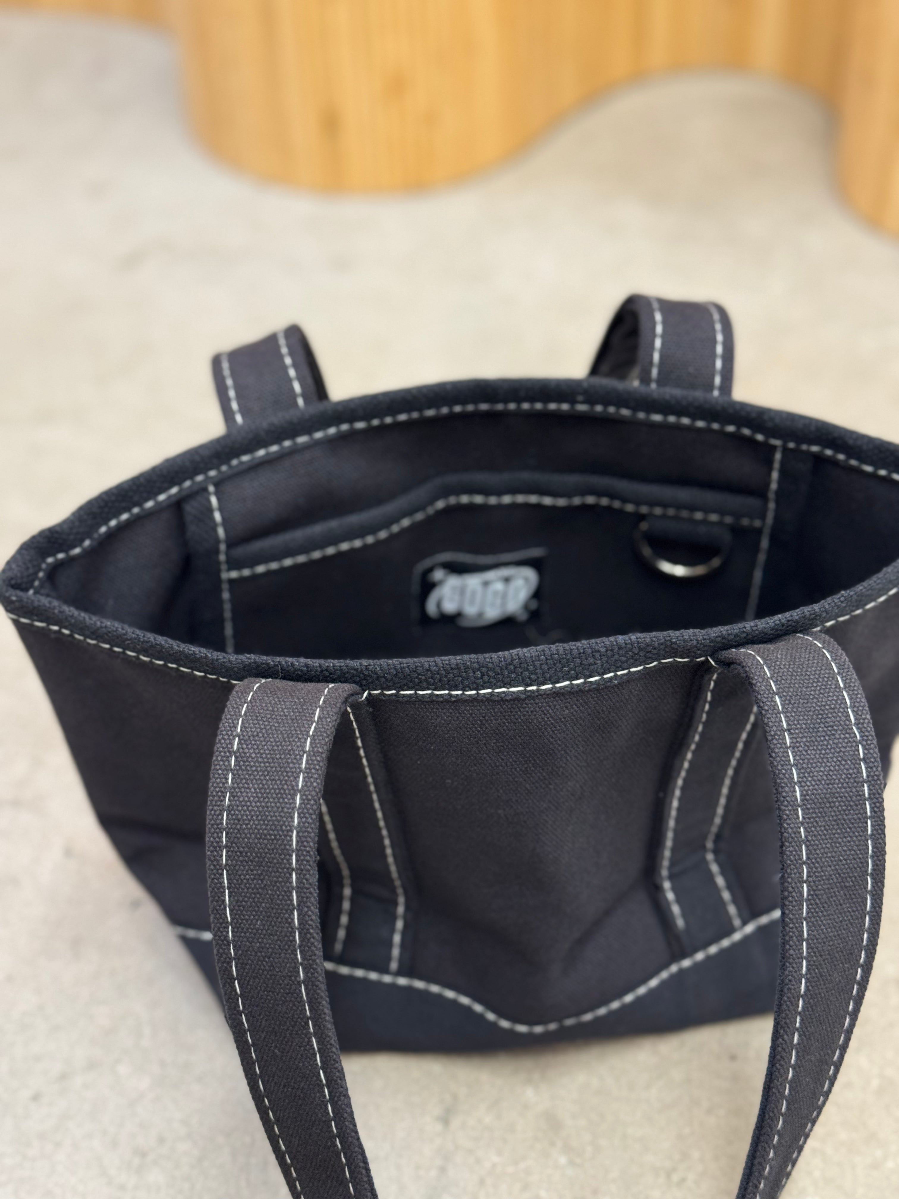 XO GOGO Canvas Mini Tote - Black (NEW)