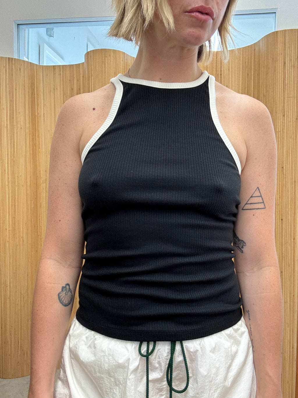J.Crew Ribbed Racer Tank