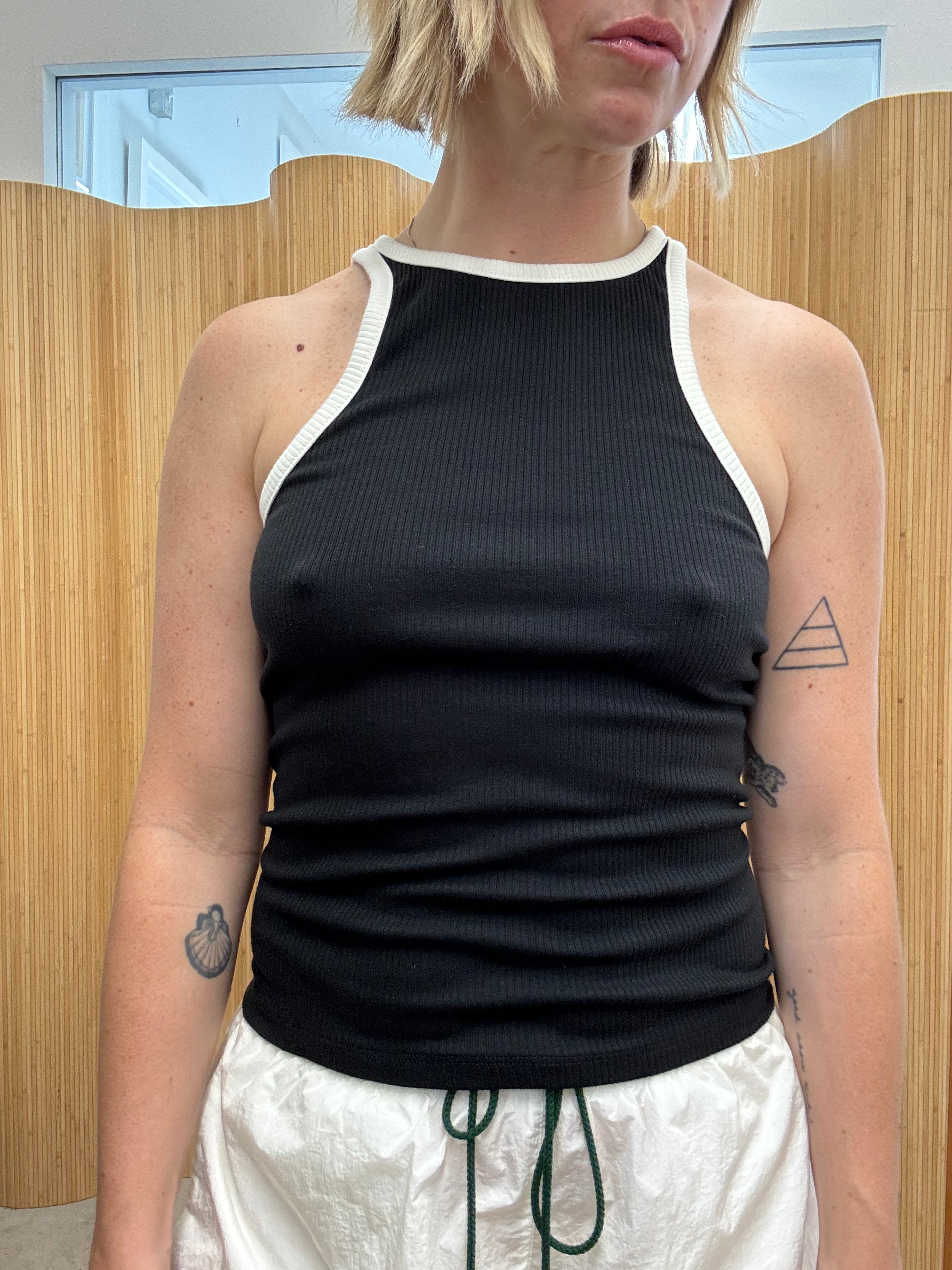 J.Crew Ribbed Racer Tank
