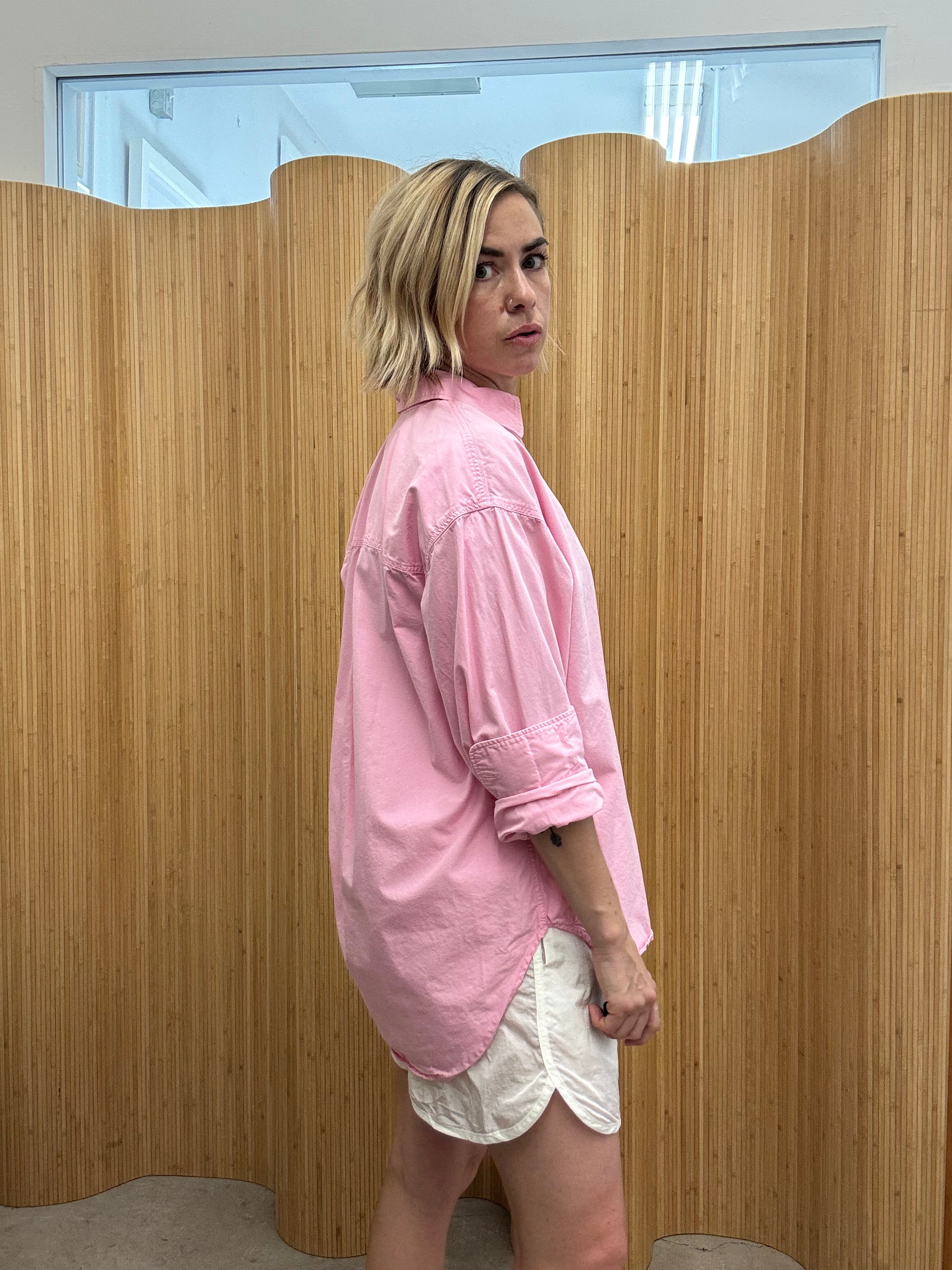 J. Crew Ètienne Oversized Fit Cotton Button Down Shirt
