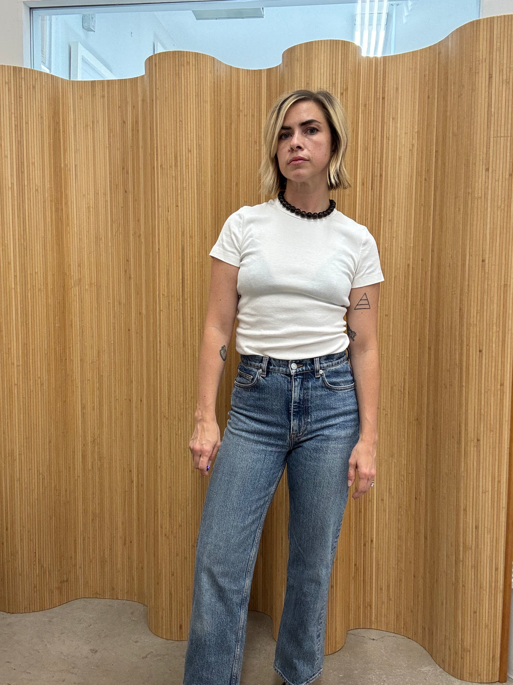 ARKET Straight Leg Blue Jeans