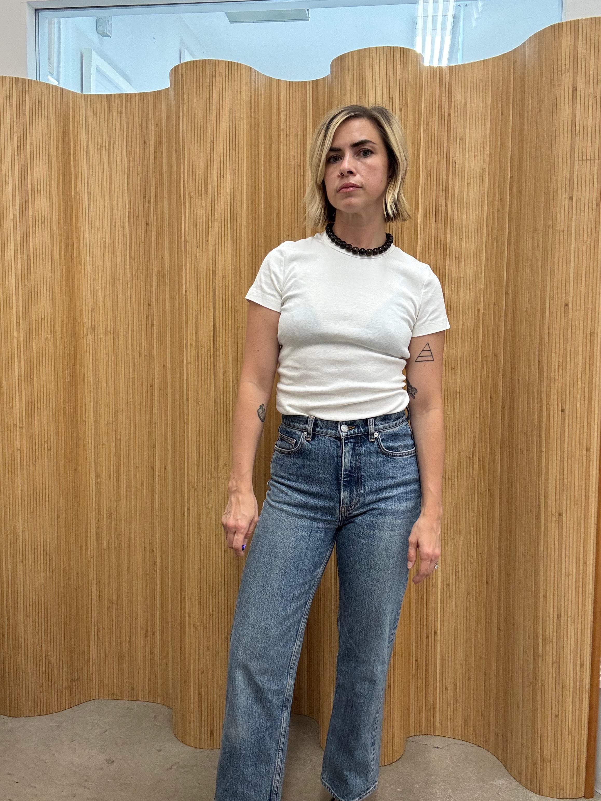 ARKET Straight Leg Blue Jeans