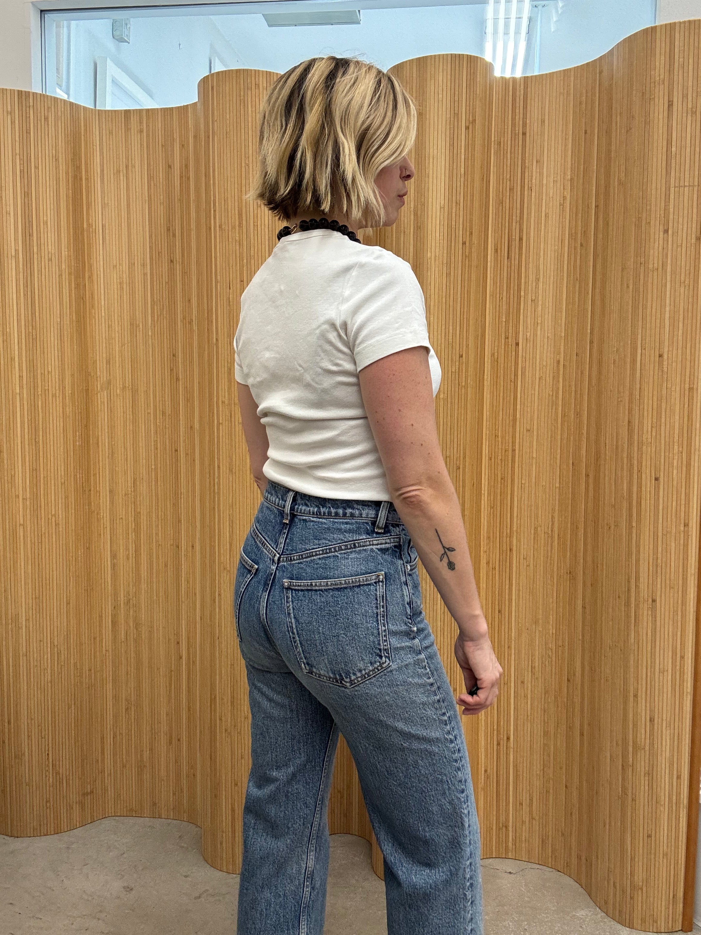 ARKET Straight Leg Blue Jeans