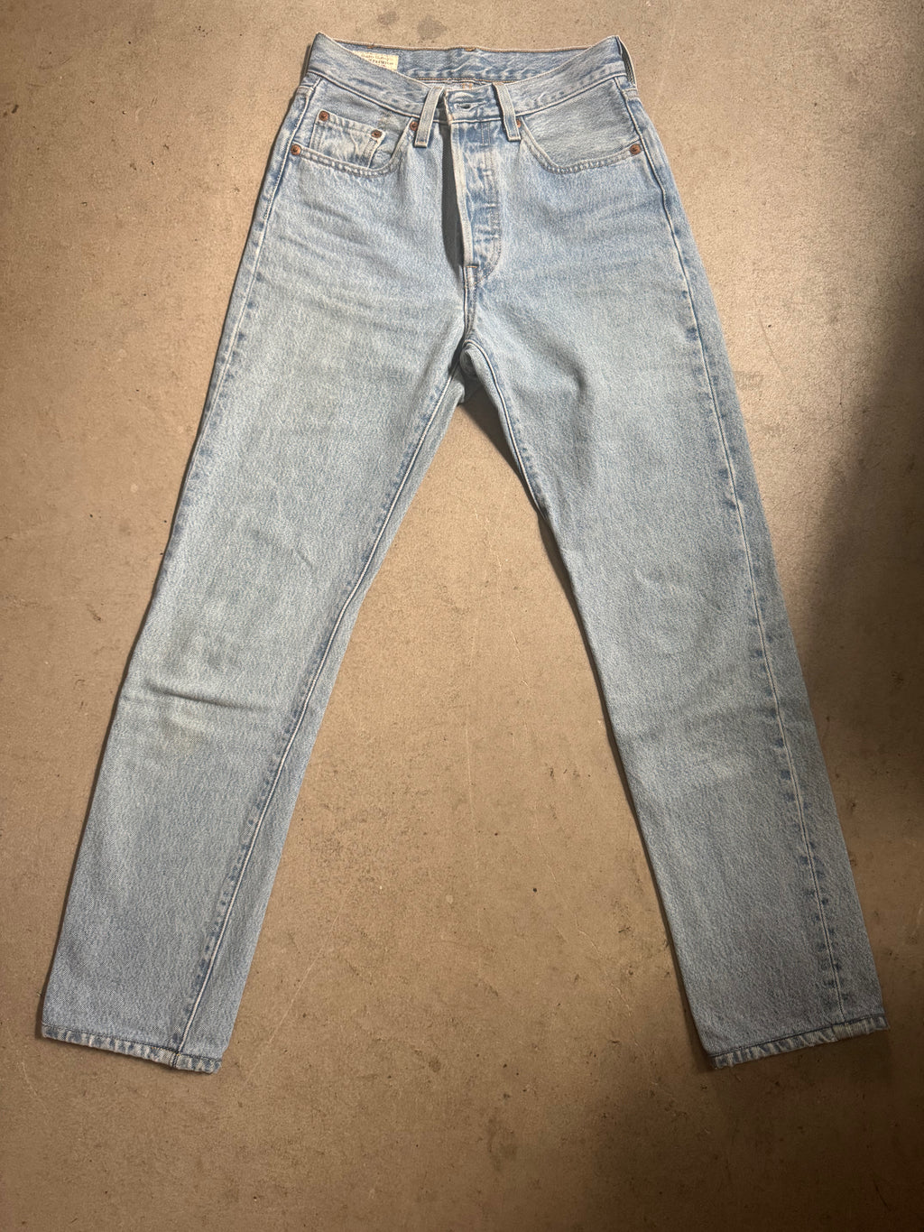 Levi's 501 Light Blue Jeans